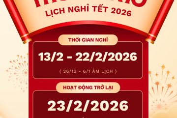 THÔNG BÁO LỊCH NGHỈ TẾT 2026